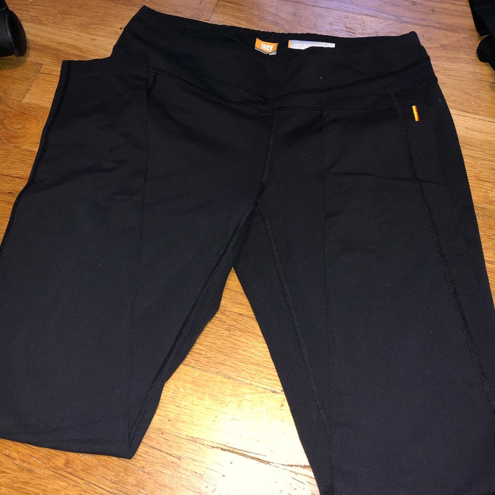 Lucy Fitted Leggings Black Size Medium